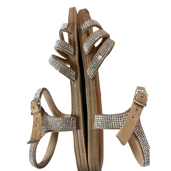 Steve Madden Girls Sandals Rhinestone Size 3 - Picture 5 of 10